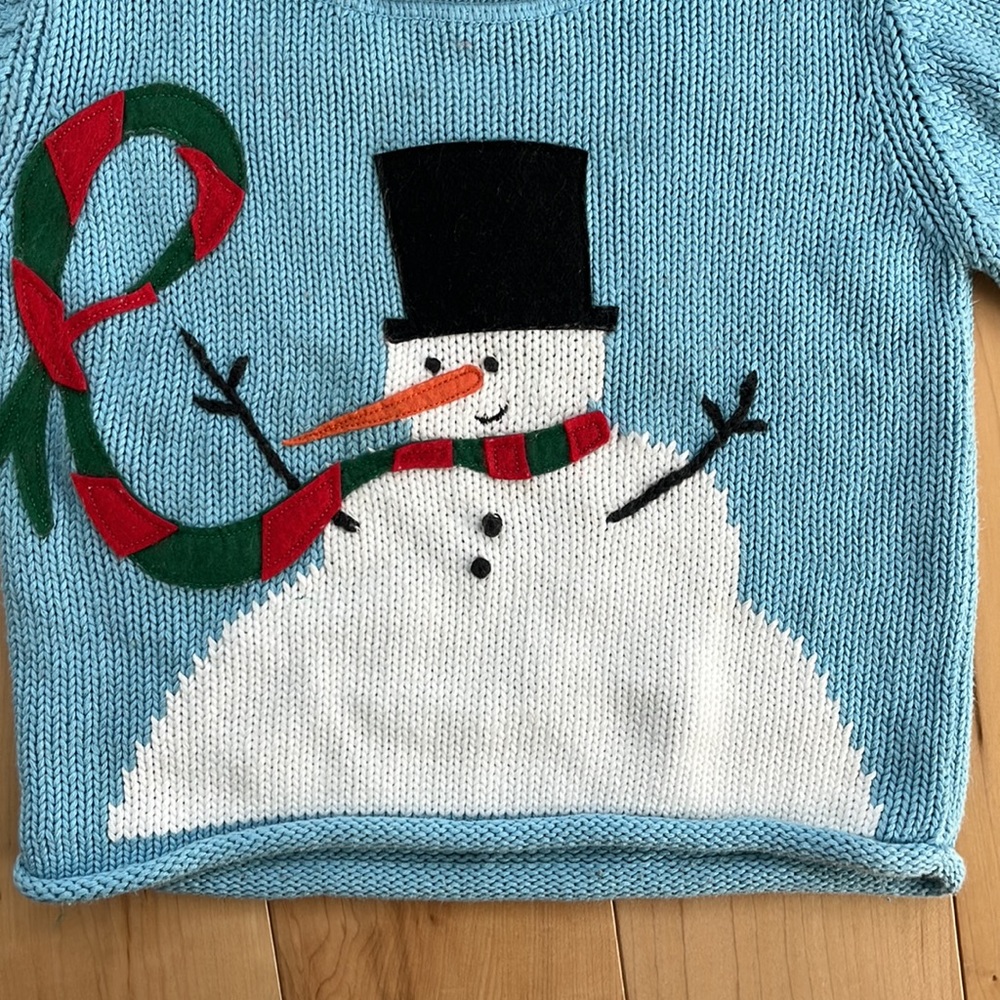 Garnet Hill Kids Holiday Sweater - Picture 2 of 7